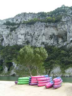 canoe en ardeche