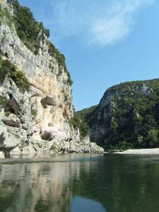 canoe en ardeche