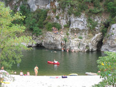 canoe en ardeche